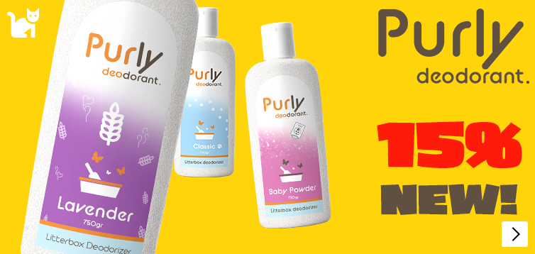 Purly kattenbak geurkorrels NEW -15%